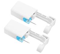 Dispositivo per Puntura Orecchio Monouso 4 Set in Plastica Bianco