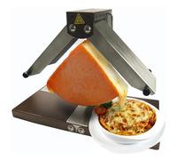 Dispositivo per raclette Macchina elettrica per fondere il formaggio con griglia per raclette, macchina per sciogliere il formaggio commerciale da 900 W, riscaldatore rapido, regolabile da 0