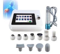 Dispositivo per terapia ad onde d'urto, Macchina per terapia ED Shockwave dispositivo acustica,con 14 testina di massaggio multipla,per sollievo dal dolore da massaggio profondo