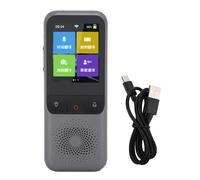 Dispositivo per traduttore vocale portatile Smart in tempo reale Supporto traduttore linguistico 136 lingue online 15 lingue traduzione offline per il business dei viaggi grigio