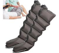 Dispositivo pneumatico per onde d'aria per massaggiatore per gambe, massaggiatore per gambe a compressione d'aria sequenziale, macchina per massaggio ai polpacci per caviglie con funzione di tempori