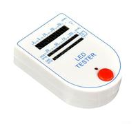Dispositivo portatile del tester del LED per il test rapido di 2 lampadine LED 150mA, visualizza la luminosità e il colore della luce