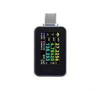 Dispositivo portatile di rilevazione di potere di USB C 240W con la misurazione della tensione e della corrente per la visualizzazione in tempo reale di analisi delle prestazioni di carico