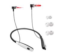 Dispositivo portatile per terapia a luce rossa da 650 nm per naso e orecchie, design da appendere al collo con copertura in silicone per canale uditivo, tappo per le orecchie per fisioterapia per