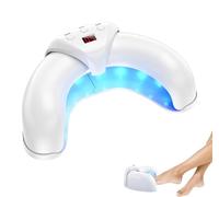 Dispositivo professionale per il trattamento dei funghi dell'unghia del piede con tecnologia a infrarossi 910 nm e luce blu 470 nm, terapia laser pieghevole per unghie danneggiate, terapia termica con