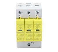 Dispositivo Protettivo Sovratensioni AC, Arrestatore Rapido 3P 10-20KA 420V, Guscio in PC Ignifugo - Protezione Efficace, Design Modulabile, Installazione Veloce per Sistemi AC