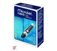 DISPOSITIVO PUNGIDITO AUTOMATICO MICROLET NEXT CON 5 LANCETTE COLORATE MICROLET RIVESTIMENTO IN SILICONE PER PRELIEVO SANGUE CAPILLARE