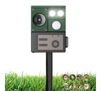 Dispositivo repellente per scoiattoli: deterrente per animali con sensore di movimento, repellente per animali selvatici all'aperto | Dispositivo alimentato tramite USB solare con