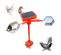 Dispositivo Riflettente per Spaventare Uccelli | Scacciatore Girevole per Piccioni Passeri E Uccelli Falegnami Esterni, Repellente Di Energia Solare per Falegnami E Passeri per T