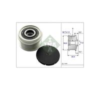 Ina 535015110 Dispositivo per Ruota Libera con Alternatore