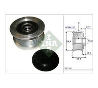 Dispositivo Ruota Libera Alternatore Ina 535 0110 10 per Hyundai Kia