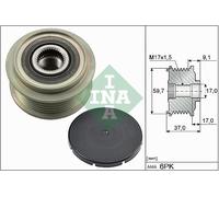 Dispositivo ruota libera alternatore per MAZDA MPV