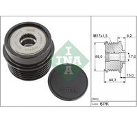 Dispositivo ruota libera alternatore per TOYOTA AURIS COROLLA