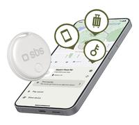 Dispositivo SBS Find my TAG eco Apple Android bianco