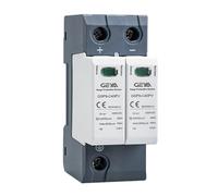 Dispositivo Scaricatore 2P 600V DC 40kA Stabilizzatore di Tensione 220V Protezione a Più Livelli,Base Riutilizzabile,Montaggio Su Binario,Protezione Sovratensione SPD