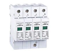 Dispositivo Scaricatore,4P 40K Scaricatore Di Sovratensione,Protezione Contro Le Sovratensioni Domestiche,Scaricatore Di Sovratensione Fotovoltaico Per La Protezione Contro I Fulmini