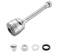 Dispositivo schiumogeno rubinetto cucina rubinetto aeratore estensore argenteo u