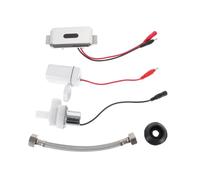 Dispositivo Sensore per Orinatoio Automatico Dc6v, Retrofit Bagno | Acciaio Inossidabile e Plastico, Finitura Lucida Argento, per Orinatoi e Valvole Manuali, Installazione Rapida