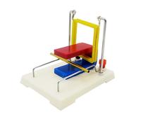 Dispositivo sperimentale for l'insegnamento della fisica sul campo magnetico agente sulla corrente, dispositivo sperimentale for la forza, asta e bobina di rame a doppio scopo