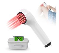 Dispositivo terapeutico laser freddo per esseri umani, dispositivo per terapia a luce rossa manuale con indicatore LED, per applicazione su articolazioni, schiena, ginocchia e muscoli (2 x 808 nm + 12