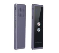 Dispositivo Traduttore Vocale Portatile Modello T8 Plus con Supporto 97 Lingue - Interpretazione Simultanea e Traduzione di Testi Foto - Riduzione del Rumore con Doppio Microfono (Grigio)