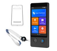 Dispositivo traduttore Wooask W12, traduttore vocale bidirezionale in tempo reale, 144 lingue con 16 pacchetti offline, per viaggi d'affari