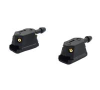 Dispositivo Ugello Parabrezza Kit 2 Pezzi Universali Aggiornamento Auto Parabrezza Ugelli Lavavetri Ugelli Tergicristallo Montaggio 8 Mm 9 Mm Braccio Regolabile 4 Vie