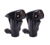 Dispositivo Ugello Parabrezza Kit Compatibile Con Universale 3.4x1.7x3.3cm 1 2 Pezzi Auto 3 Fori Parabrezza Tergicristallo Ugello Acqua Nebulizzata Getto(2PCS)