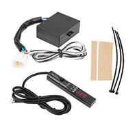 Dispositivo universale per timer turbo da 12 V per auto, display digitale a LED per il turbo con monitoraggio dei giri/min e funzione di sicurezza del freno di stazionamento, unità (Rossa)