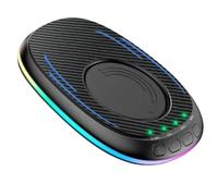 Dispositivo USB nero per spostare il mouse, invisibile e con timer, silenzioso e intuitivo, che muove automaticamente il cursore.
