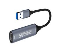 Dispositivo video in metallo 4K ingresso a 1080P uscita USB3 per live streaming e console/telefoni multiplo videoregistratore