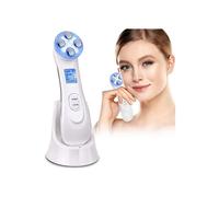 Dispositivo viso antirughe - Bellezza - 5 in 1 - Microcorrente - Terapia LED - Massaggio viso