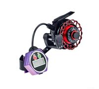 Disposizione automatica della linea 4.3:1 della bobina di discesa lenta | Funzione di caduta con un clic, regolazione magnetica del fagiolo, perfetto per il ponte e la pesca invernale