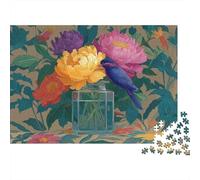 Disposizione floreale vibrante Puzzle 1000 Pezzi Composizione floreale in vaso Regalo Perfetto Gioco Educativo Intrattenimento Decorazione