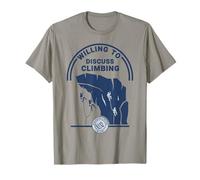 Disposto a discutere di Climbing Rock Adventure Maglietta