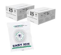 DISPOTECH - Ghiaccio Istantaneo monouso, Busta in PE - 2 Box 25pz, 50 unità - EASY ICE 14 x 18