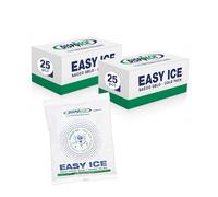 DISPOTECH - Ghiaccio Istantaneo monouso, Busta in PE - 2 Box 25pz, 50 unità - EASY ICE 14 x 18