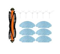 DispRA Compatibile Compatibile con Medion MD 19601 Robot Aspirapolvere Rullo Spazzola Principale Laterale Panni for Mocio Straccio Accessorio Pezzo di Ricambio(Set B)