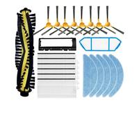 DispRA Compatibile con Compatibile con Neatsvor X500 X600 Tesvor X500 X500 T8 S6 NetBot S15 Spazzola laterale principale Filtro Hepa Panni for mocio Aspirapolvere Parte(Set 4)