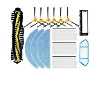 DispRA Compatibile con Compatibile con Neatsvor X500 X600 Tesvor X500 X500 T8 S6 NetBot S15 Spazzola laterale principale Filtro Hepa Panni for mocio Aspirapolvere Parte(Set 1)
