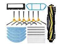DispRA Compatibile con Compatibile con Neatsvor X500 X600 Tesvor X500 X500 T8 S6 NetBot S15 Spazzola laterale principale Filtro Hepa Panni for mocio Aspirapolvere Parte(Set 2)
