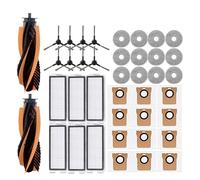 DispRA Compatibile con gli accessori for aspirapolvere robot JONR P20 PRO / T5 Pro, spazzola laterale principale, filtro Hepa, panno di ricambio for mocio(PURPLE)