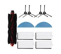 DispRA Compatibile con Lefant M200/M201/M501A/M520/M571/T700/U180 Spazzola laterale a rullo Filtro HEPA Lavapavimenti Kit di accessori for aspirapolvere robot Parti002(12)