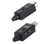 DISPRA Microfono senza fili, trasmettitore audio XLR, ricevitore XLR senza fili per microfono dinamico, conversione microfono con di ricarica U3, ricevitore Bluetoth Audio Trasmissione Plu