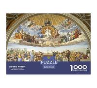 Disputation of The Holy Sacrament Puzzle in Legno Impermeabile Puzzles Da 1000 Pezzi Per Adulti Colorati Giochi Educativi