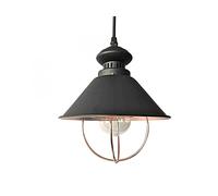 Disraeli Home Decor Lampadario tondo in ferro nero , 1 lume ø 22x25 cm Lampadario tondo in ferro nero , 1 lume Ø 22x25 cm