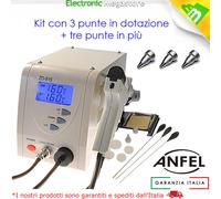 DISSALDATORE ZD-915 STAZIONE PISTOLA DISSALDANTE DESOLDERING STATION REWORK GUN