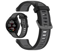 Disscool Cinturino di ricambio compatibile con Garmin Forerunner 165/165 Music/168/168 Music/D2 Air X10, cinturino da polso regolabile in morbido silicone da 20 mm con accessori per orologio a sgancio