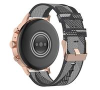 Disscool - Cinturino di ricambio in nylon da 22 mm, per smartwatch Fossil Hybrid HR, Fossil Gen 4 Explorist HR, Fossil Gen 5 Carlyle, Gen 5 Julianna, Gen 5 Garrett, Gen 5 Carlyle HR (grigio)