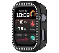 Disscool Custodia protettiva compatibile con Huawei Watch D2 Smartwatch Anti Goccia Rigida PC Custodia Protettiva di Ricambio Diamante Sintetico Decorazione Cover Accessori per Orologi (nero)